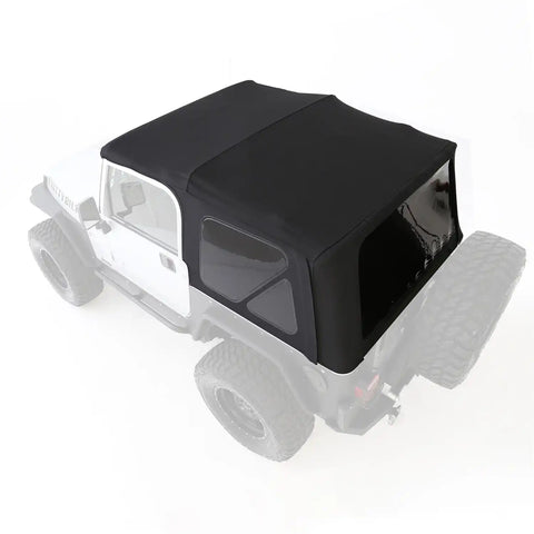 Smittybilt 9974235 - PREMIUM REPL CANVAS TOP 97-06 TJ BLK W/ TINT