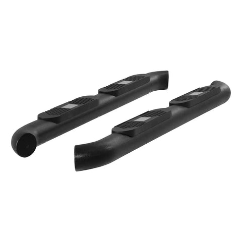 ARIES AL231007 - Big Step 4 Black Aluminum Round Side Bars, Select Jeep Wrangler JK