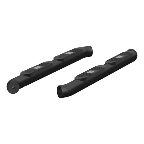 ARIES AL231009 - Big Step 4 Black Aluminum Round Side Bars, Select Jeep Wrangler JL