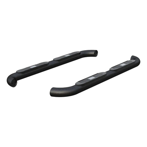 ARIES AL235040 - Big Step 4 Black Aluminum Round Side Bars, Select Dodge, Ram 1500