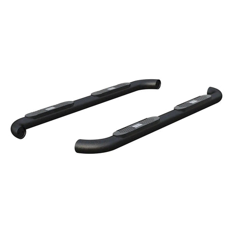 ARIES AL235041 - Big Step 4 Black Aluminum Round Side Bars, Select Dodge, Ram 1500, 2500, 3500
