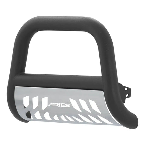 ARIES AL45-4006 - Big Horn 4 Black Aluminum Bull Bar, Select Silverado, Sierra 2500, 3500 HD