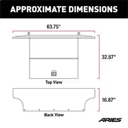 ARIES ALC25000-00 - Jeep JK Unlimited Security Cargo Lid Center Section