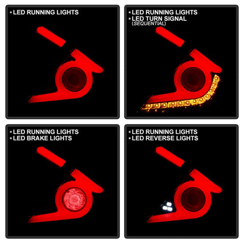 Spyder Auto 5088819 (Spyder) LED Tail Lights - Black