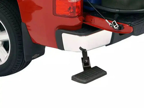 AMP Research 75322-01A - BedStep Retractable Rear Bumper Step fits 19-22 Ram 1500