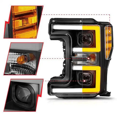 ANZO USA 111577 LED Projector Headlight