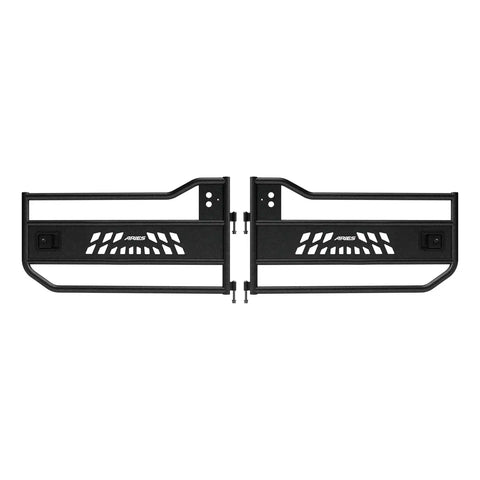 ARIES AR15009 - Black Aluminum Front Jeep Wrangler JK Tube Half Doors