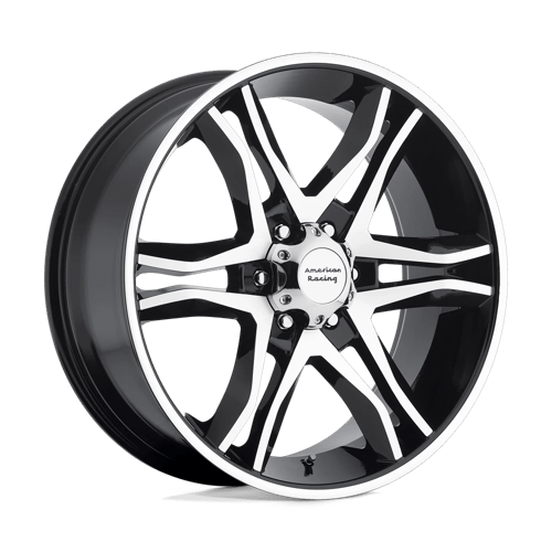 AR893 MAINLINE 16X8 6X5.5 G-BLK/MCH 0MM