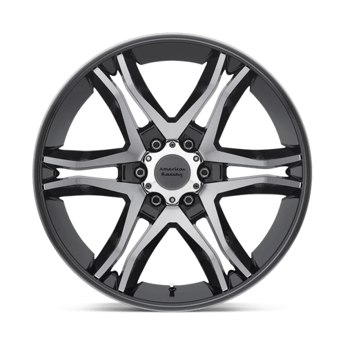 AR893 MAINLINE 16X8 6X5.5 G-BLK/MCH 0MM