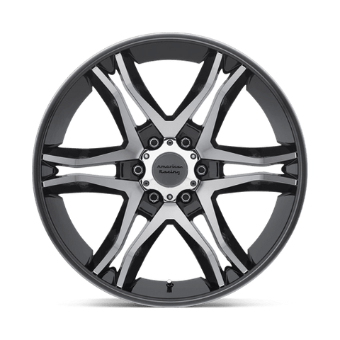 AR893 MAINLINE 16X8 6X5.5 G-BLK/MCH 0MM