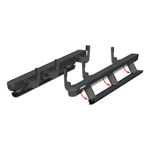 ARIES 3048315 - ActionTrac 87.6 Powered Running Boards, Select Silverado, Sierra Crew Cab