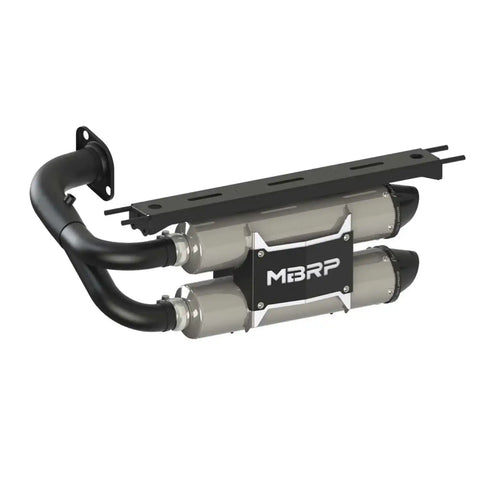 MBRP Exhaust AT-9110PT - Performance Series Honda Stacked Dual Slip-on Mufflers.
