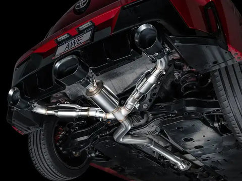 AWE Tuning 2023+ Toyota GR Corolla Track Edition Exhaust - Diamond Black Tips