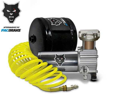 Pacbrake HP10237 Premium Trio Air Horn with Air Horn (HP10235) And Onboard Air (HP10163) Matte Black