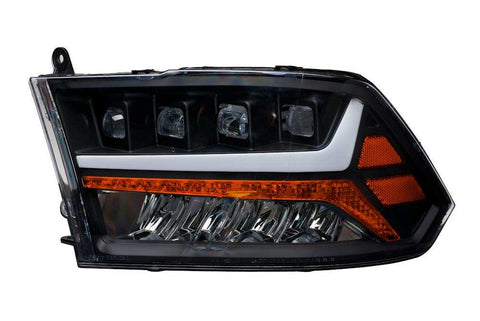 Alpha Owls 7180390 - Quad Pro LED Headlight Black Housing
