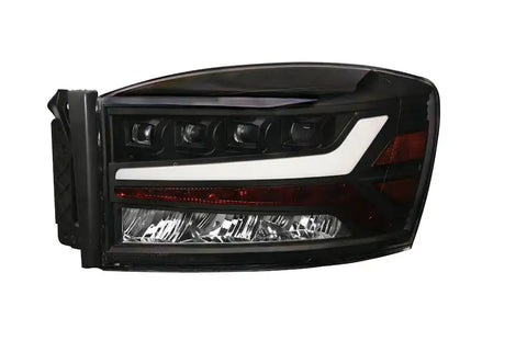 Alpha Owls 7180123 - Quad Pro LED Headlight Black Housing