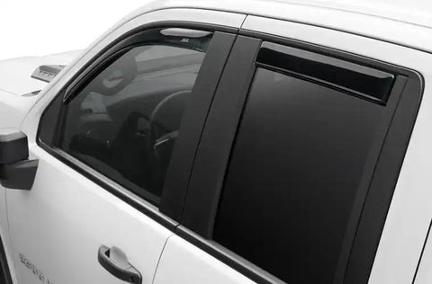 Auto Ventshade (AVS) 194805 - Ventvisor Deflector Smoke In-Channel 4 pc Crew Cab
