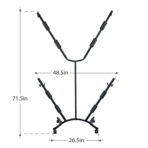 Lets Go Aero V-Tree 4 Four Bike Vertical Stack Mobile Storage Rack