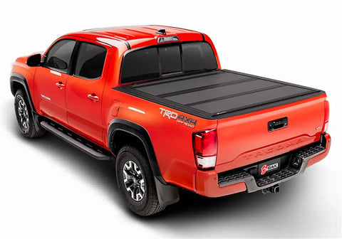 BAK Industries 448447 - Tonneau Cover BAKFlip MX4 Hard Folding 24-25 Tacoma 6 Ft with Deck Rail Sys