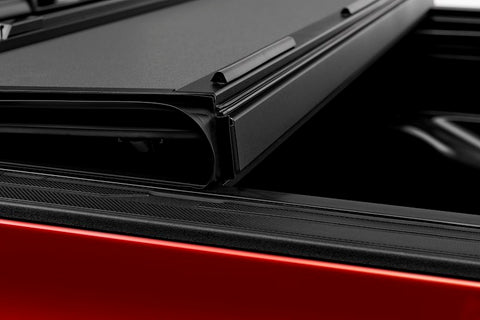 BAK Industries 448447 - Tonneau Cover BAKFlip MX4 Hard Folding 24-25 Tacoma 6 Ft with Deck Rail Sys