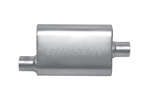 Gibson Performance Exhaust BM0100 MWA Offset/Center Oval Muffler Stainless