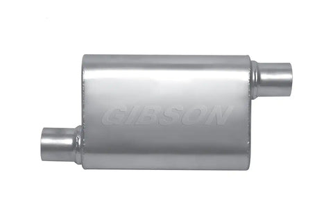 Gibson Performance Exhaust BM0104 MWA Offset/Offset Oval Muffler Stainless