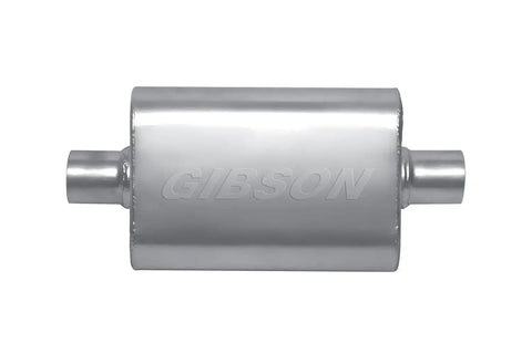 Gibson Performance Exhaust BM0106 MWA Center/Center Oval Muffler Stainless