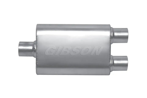 Gibson Performance Exhaust BM0109 MWA Center/2Dual Oval Muffler Stainless