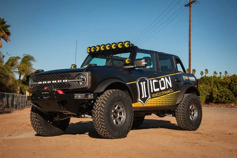 ICON Vehicle Dynamics FRDK_48500DJ ICON 2021-2023 Ford Bronco Billet Upper Control Arm/Delta Joint Pro Kit