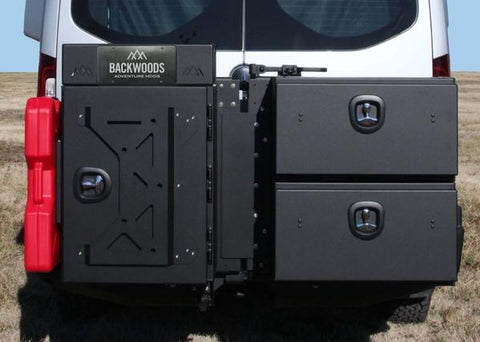 Backwoods Adventure Mods BWMS3S-203ZZVVB - REAR SWING OUT BUMPER