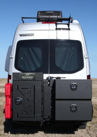Backwoods Adventure Mods BWMS3S-203ZZVVB - REAR SWING OUT BUMPER