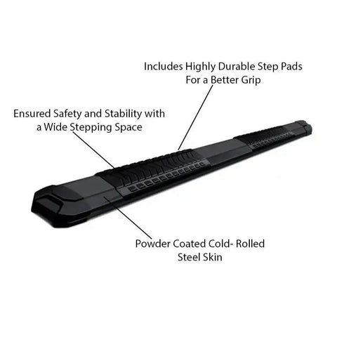 Black Horse Off Road RN-FOF1SC-15-91-BK Aluminum Excl. 2022 F150 Lightning EV