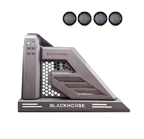 Black Horse Off Road AR2-05B-PLFB Armour II Roll Bar Kit