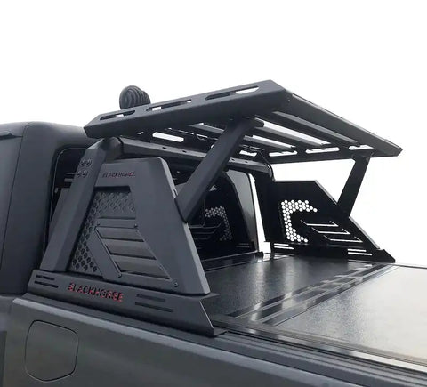 Black Horse Off Road AR2-07BA3-PLFR - Armour II Roll Bar W/Basket Kit