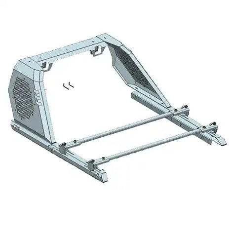 Black Horse Off Road VRCB7002B Steel Modular With Adjustable Square Light & Key