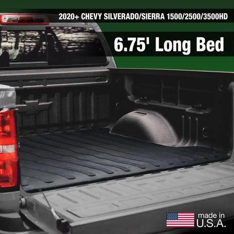 Boomerang Rubber Inc TM678 Bed Mat Direct Fit With Raised Edges 82 Inch Length x 72 Inch Width x 5/16 Inch Thickness