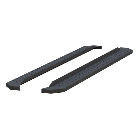 ARIES C2891 - RidgeStep 6-1/2 x 91 Black Steel Running Boards (No Brackets)