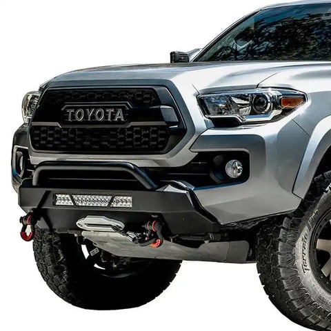 Body Armor 4x4 TC-19339 2016 Through 2021 Tacoma Hiline Front Winch Bumper