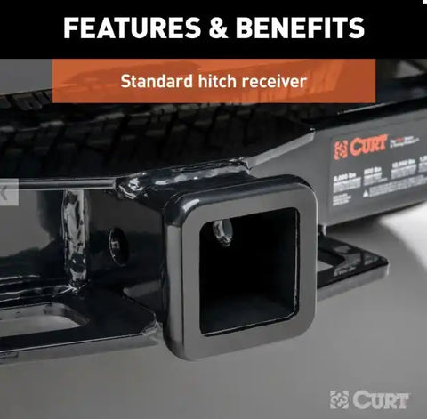 CURT 13478 Class 3 Trailer Hitch, 2-Inch Receiver, Fits Select Kia Carnival