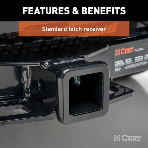 CURT 13400 Class 3 Trailer Hitch, 2-Inch Receiver, Fits Select Subaru Ascent