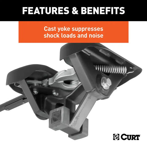 CURT 16064 A20 5th Wheel Hitch, Select Silverado, Sierra 2500, 3500 HD, 8' Bed Puck System