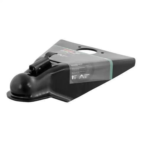 CURT 25200 Black A-Frame Trailer Coupler, 2-5/16-Inch Hitch Ball, 10,000 lbs