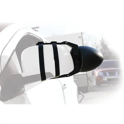 Camco 25653 Camco 25653 Exterior Towing Mirror Clip-On For Any Between 7 and 10 Inches Tall Dual View Non-Extendable Manual