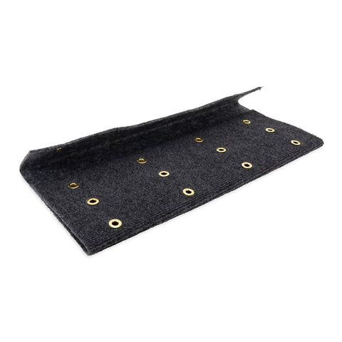 Camco 42935 Camco 42935 Entry Step Rug Wrap Around Hook and Spring 23 Inch Width x 22 Length Grey Carpet