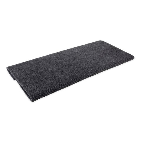 Camco 42935 Camco 42935 Entry Step Rug Wrap Around Hook and Spring 23 Inch Width x 22 Length Grey Carpet