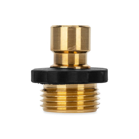 Camco 20136 Camco 20136 Fresh Water Hose Connector Quick Connect Fits Standard Garden Female Coupling Brass With Automatic Shut Off Valve