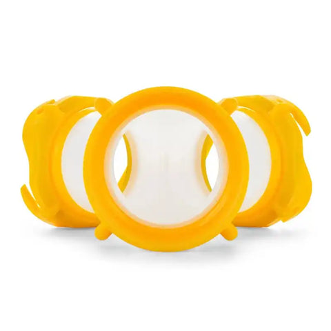 Camco 39629 Sewer Hose Connector Revolution For Connecting Two Hoses With Lug Fittings To The Same Dump Station Wye Fitting Clear Yellow