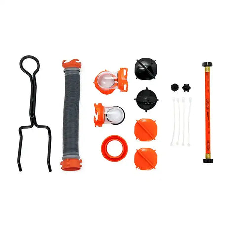 Camco 39004 Portable Waste Holding Tank Rhino Tote Tanks 28 Gallon 2 Wheel