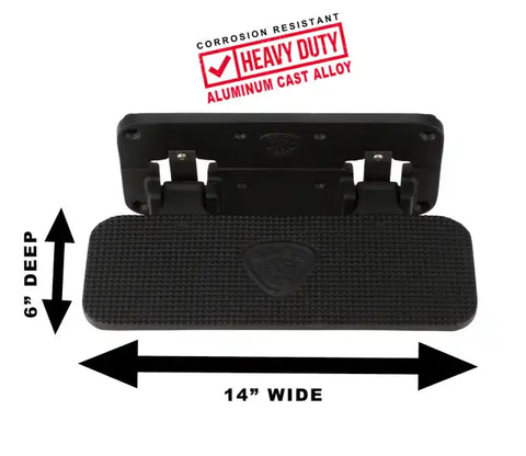 Carr 190011 Mega Step Hitch Mount XP3 Black Powder Coat Single