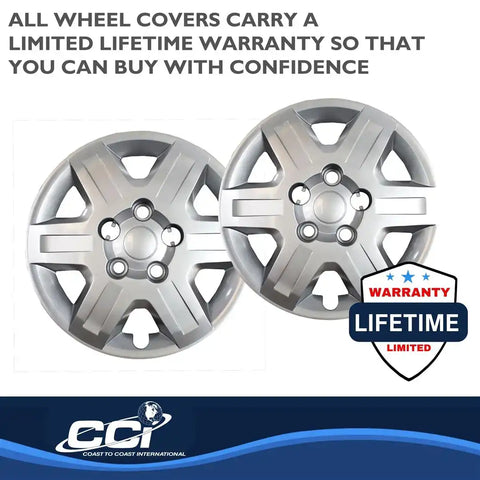 Coast To IWC45116S 16 Inch 6 Spoke Silver Color Plastic Set Of 4 Bolt On